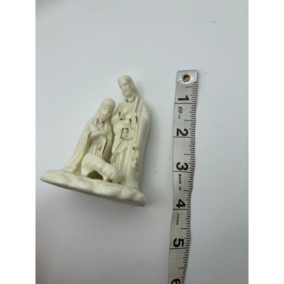 Dicksons Holy Family Nativity Galzed Porcelain Vintage Christmas Decoration - Picture 11 of 11
